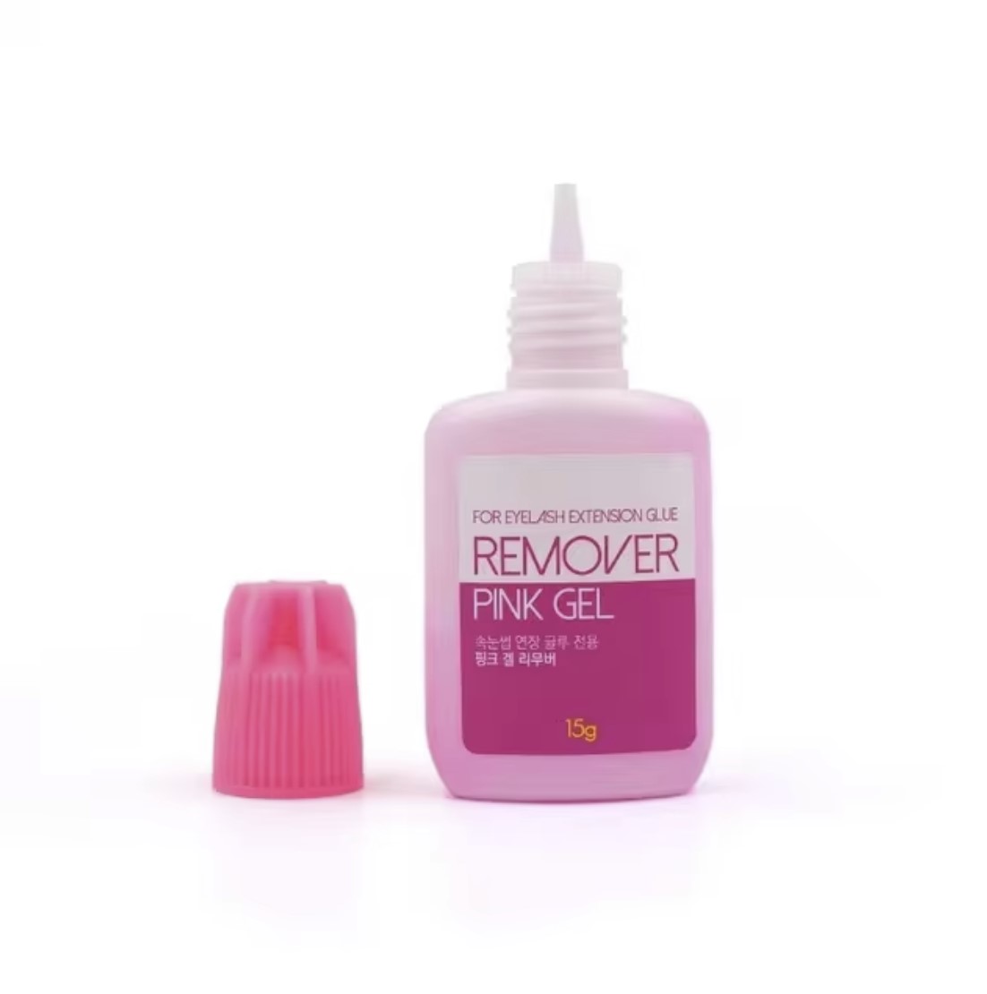 10 Bottles eyelash pink gel remover